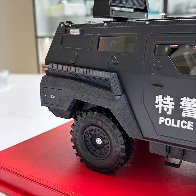 MB 1:18 Jilong Explosion proof Evacuation Vehicle Manual Resin Static Simulation Car Model Special Police