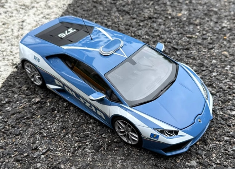 AUTOART 1/18 Huracan lp610 Police Car Model Car Model