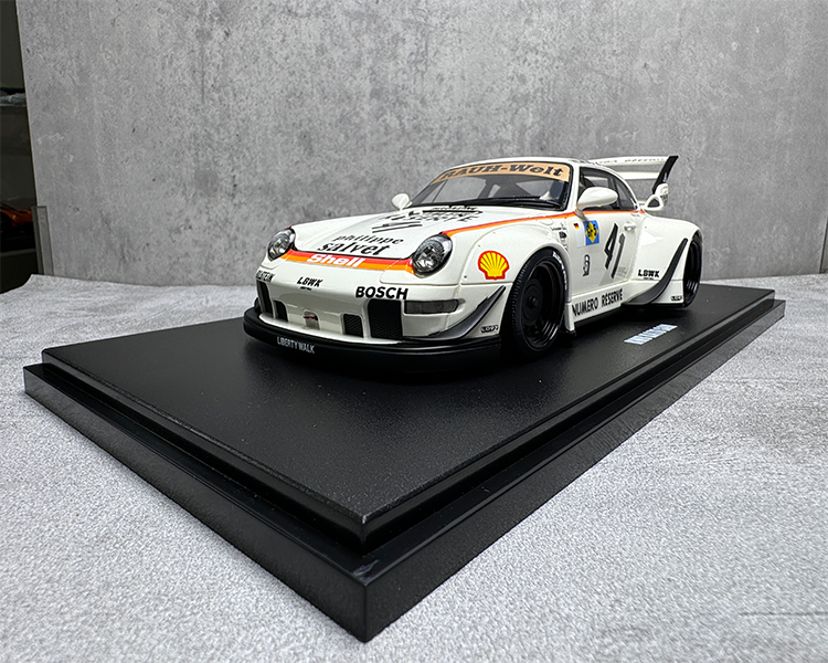 Porsche RWB BODY KIT sports car model white 1:18 resin car model GT451