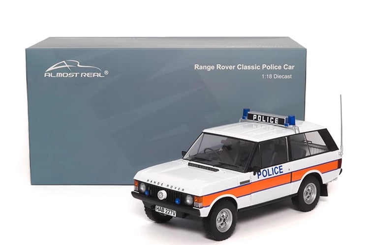 First generation Range Rover police car 1/18 AR ALMOST REAL alloy simulation car model