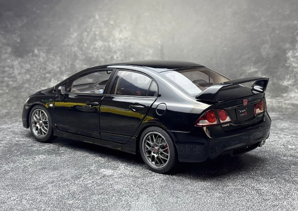 WELL 1:18 CIVIC FD2 TYPE-R alloy fully open car model collection