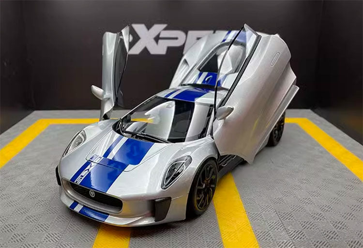 Almost real Jaguar CX75 2013 1:18 alloy fully open car model