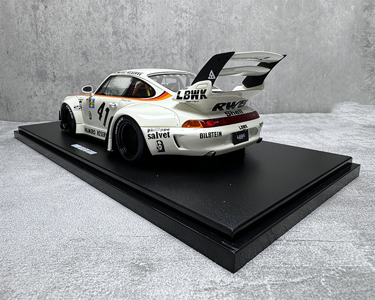 Porsche RWB BODY KIT sports car model white 1:18 resin car model GT451