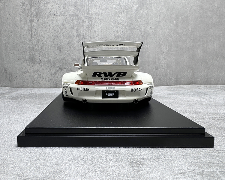 Porsche RWB BODY KIT sports car model white 1:18 resin car model GT451