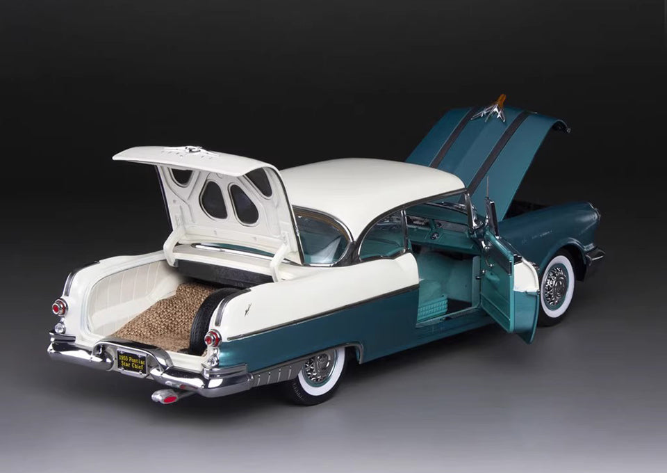 SunStar Bonneville 1/18 Alloy Car Model 1955 Pontiac