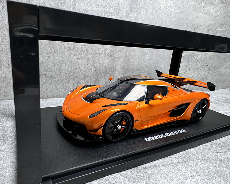 Koenigsegg JESKO supercar orange 1:18 resin car model GT898