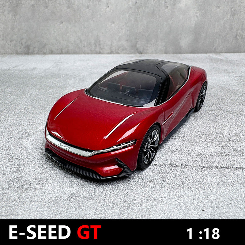 1: 43 BYD E-SEED GT Han GT Concept Car Red Alloy Simulation Car Model Collection Original Factory