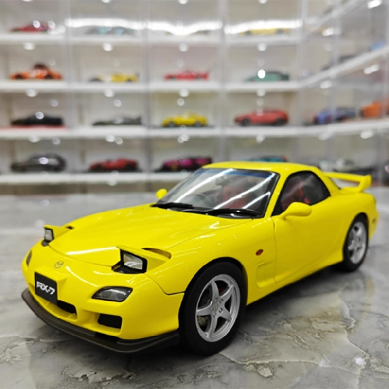 Polar Master Mazda RX7 Limited Edition Simulation Alloy Metal Car Model with Engine 1:18