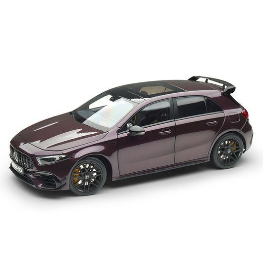 1/18 NZG OEM Mercedes Benz Original Packaging Alloy Fully Open Mercedes AMG A45 S Metal Purple Car Model