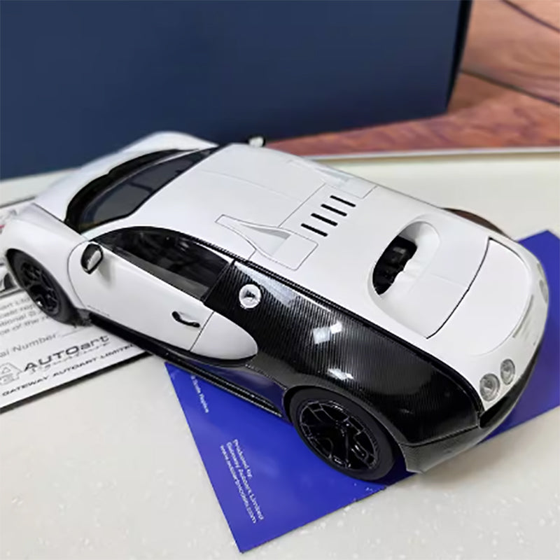 AUTOART 1/18 Bugatti Veyron Panda Super car Alloy Car Model