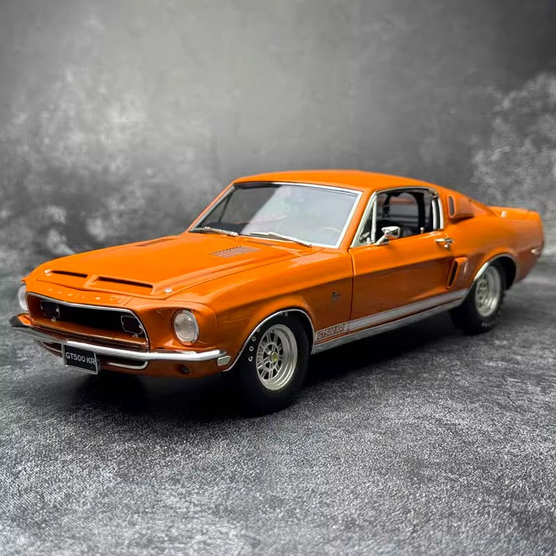 ACME 1:18 1968 Shelby GT500 KR Muscle Car Alloy Simulation Car Model Vintage Car Model Orange Premium Collectibles / Souvenirs / Gifts