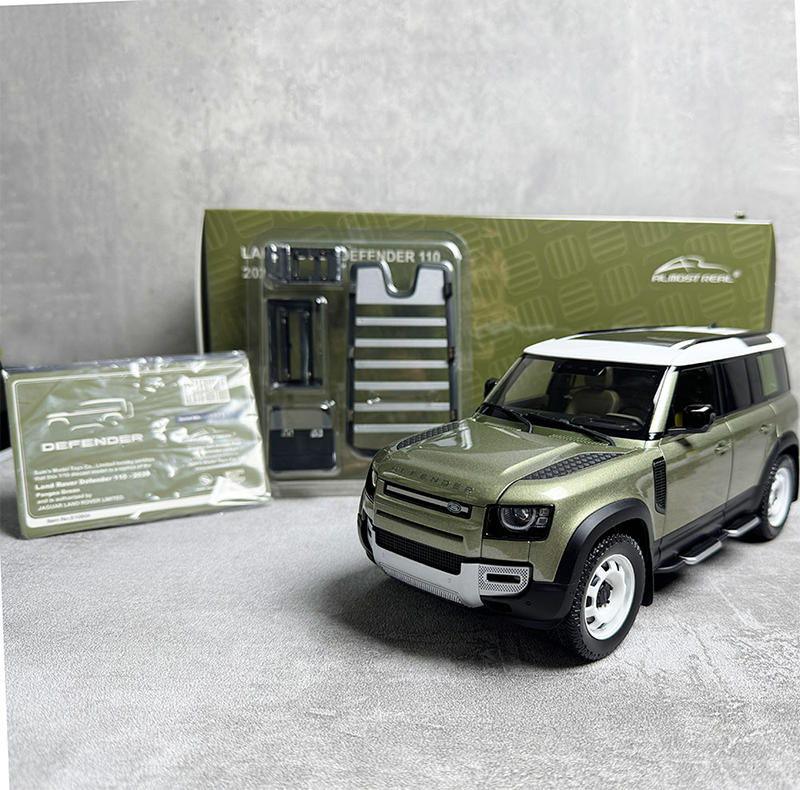 Almost Real 1:18 New Land Rover Defender 110 90 Kit 2020 Alloy Car Model Premium Collectibles, Souvenirs, Gifts