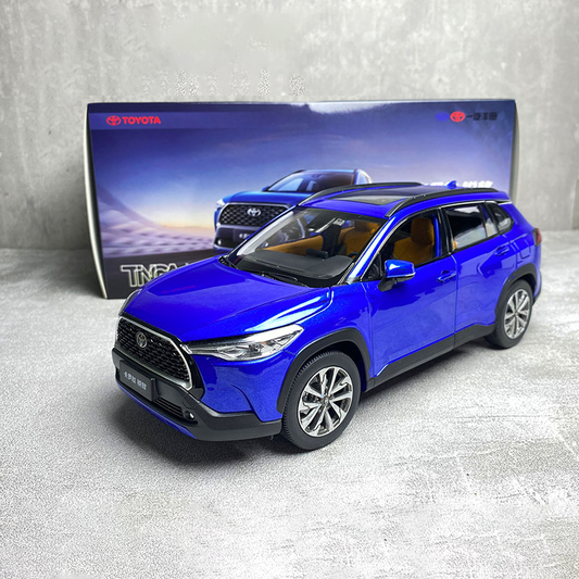 FAW Original Toyota Corolla Levin SUV 2022 Blue 1:18 Alloy Car Model