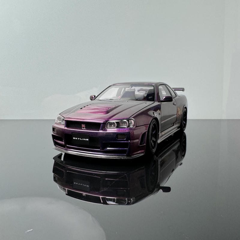 1/18 MOTORHELIX Nissan Skyline GT-R R34 Alloy Model