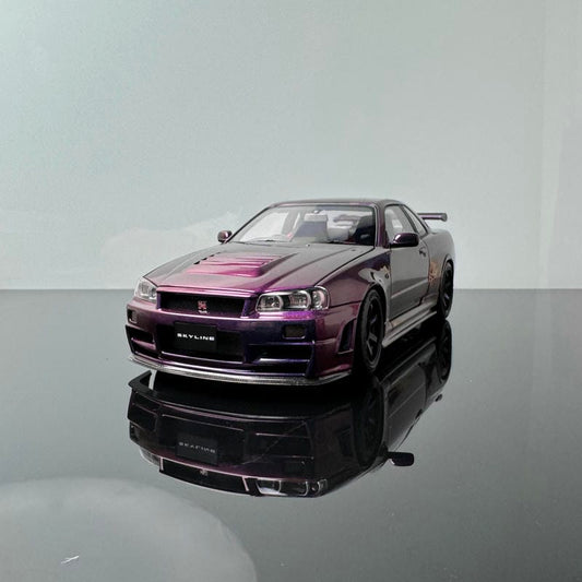 1/18 MOTORHELIX Nissan Skyline GT-R R34 Alloy Model