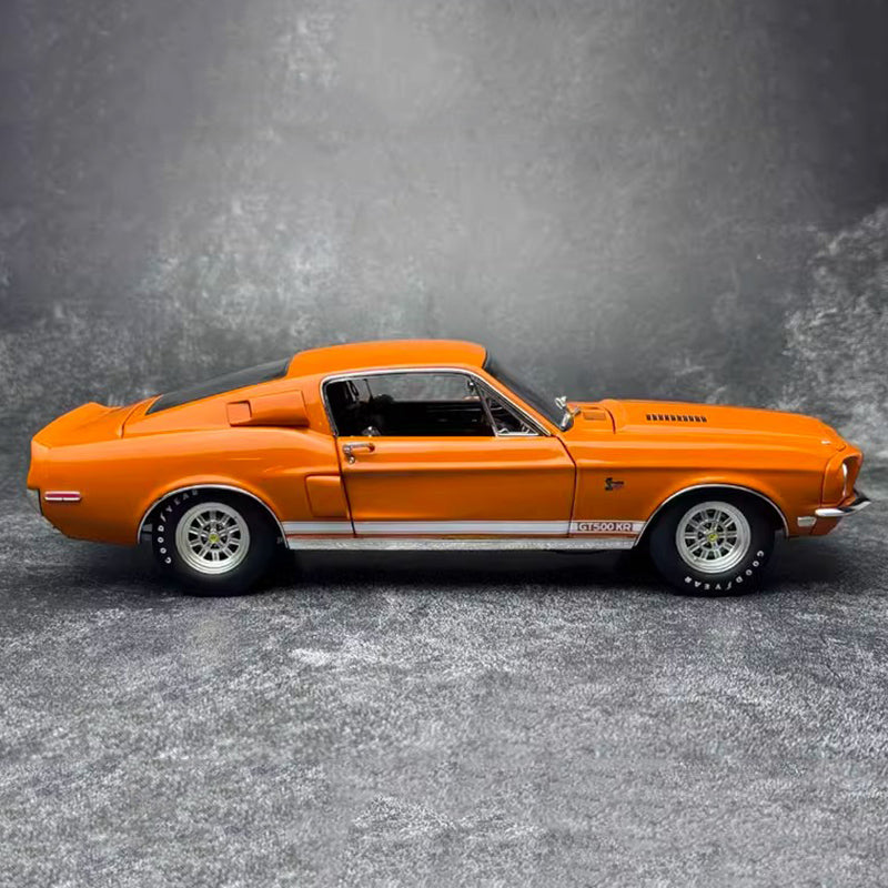 ACME 1:18 1968 Shelby GT500 KR Muscle Car Alloy Simulation Car Model Vintage Car Model Orange Premium Collectibles / Souvenirs / Gifts