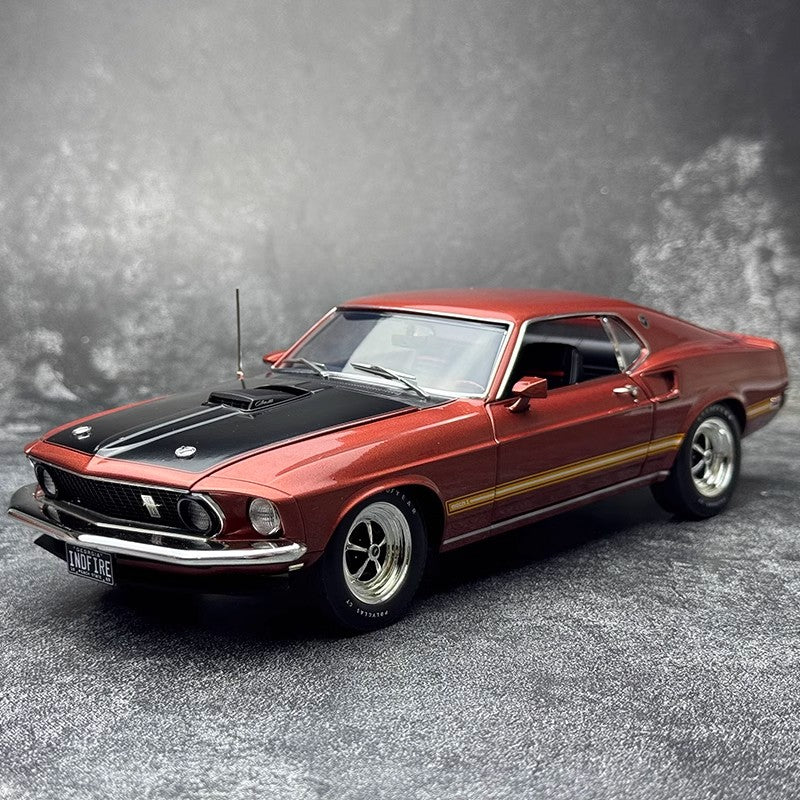 ACME 1:18 Ford Mustang 1969 Mach 1 428 Cobra Jet Alloy Simulation Car Model Premium Collectibles / Souvenirs / Gifts