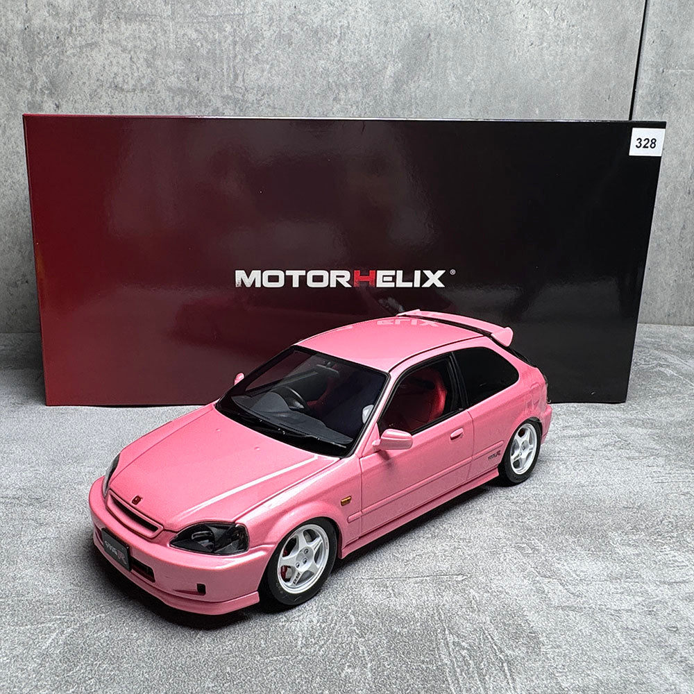 MH Civic TypeR EK9 Simulation Alloy Metal Car Model Collection 1 18