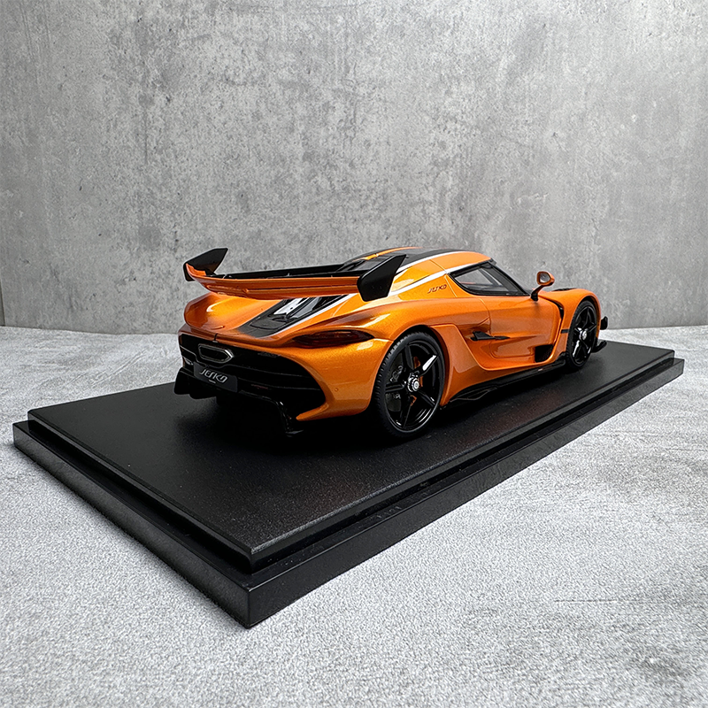 Koenigsegg JESKO supercar orange 1:18 resin car model GT898