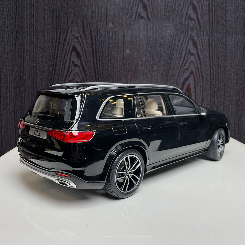 Mercedes Benz GLS AMG SUV X167 Black 1:18 Alloy Car Model Gift Collection Ornament