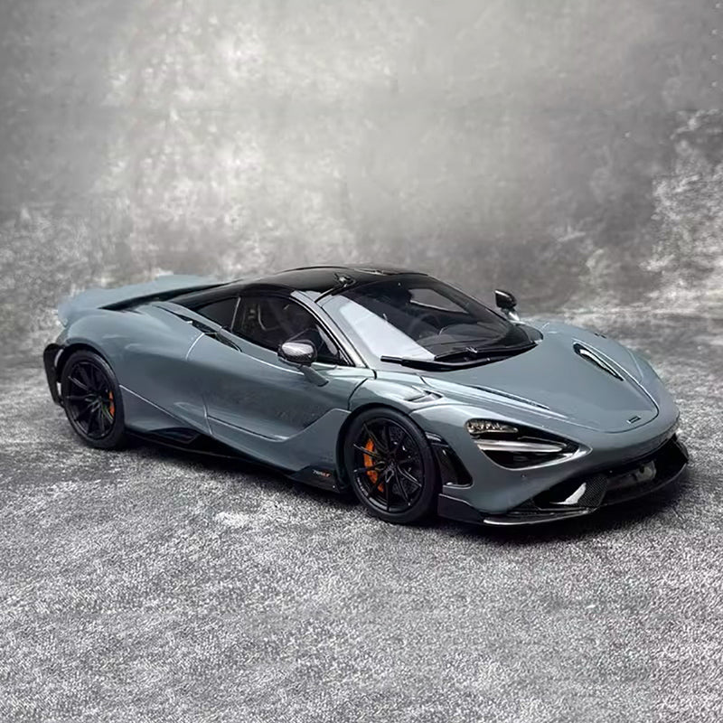 HPD McLaren 765LT sports car simulation 1:18 alloy car model collection