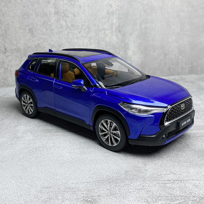 FAW Original Toyota Corolla Levin SUV 2022 Blue 1:18 Alloy Car Model