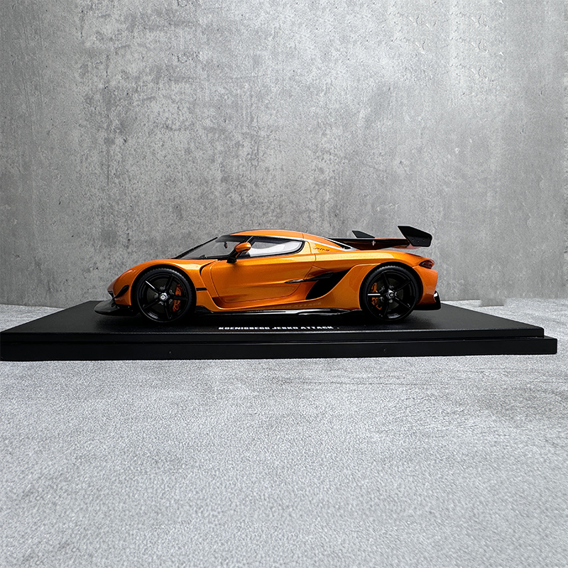 Koenigsegg JESKO supercar orange 1:18 resin car model GT898