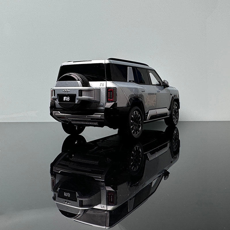 Original BYD Formula Leopard 8 car model BYD Leopard 8 SUV 1:18 off-road vehicle alloy car model collection