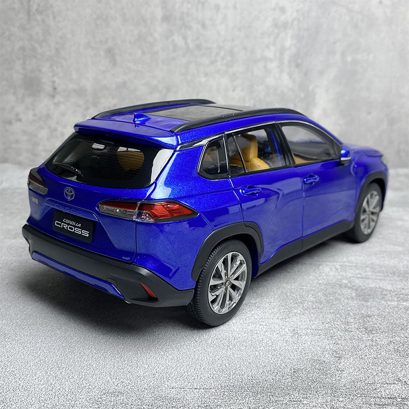 FAW Original Toyota Corolla Levin SUV 2022 Blue 1:18 Alloy Car Model