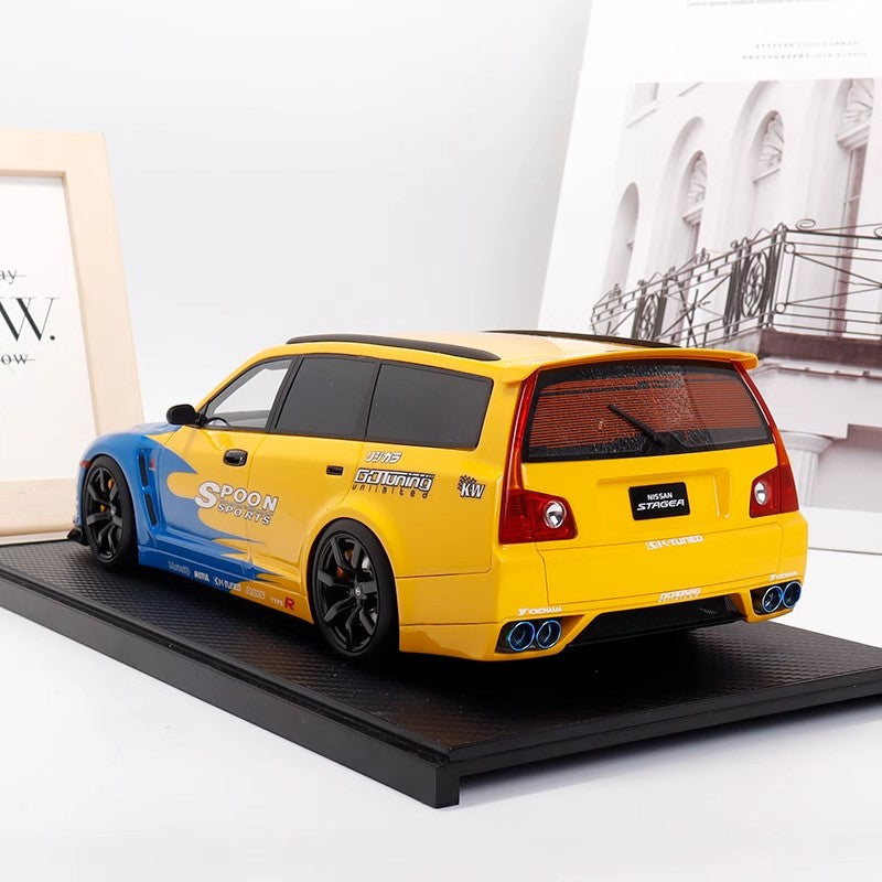 Limited IVY 1/18 Nissan GTR STAGEA R35 wagon resin simulation car model collection