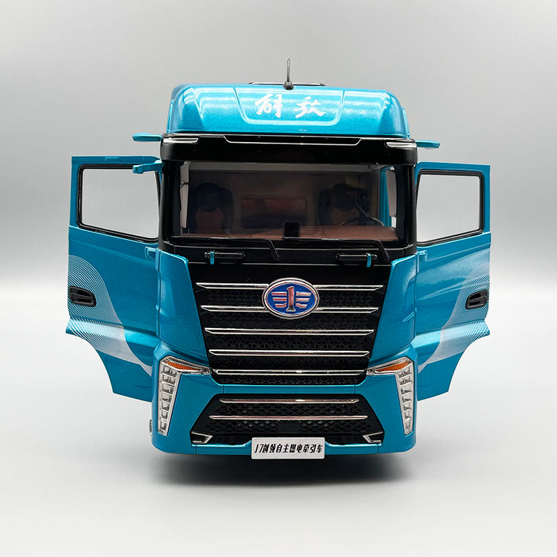 1:24 Car Model Jiefang J7 Traction Head Engineering Transport Truck Alloy Simulation Car Model