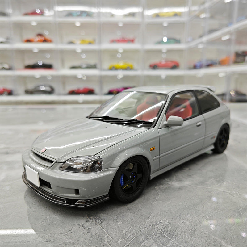 MH Civic TypeR EK9 Simulation Alloy Metal Car Model Collection 1 18