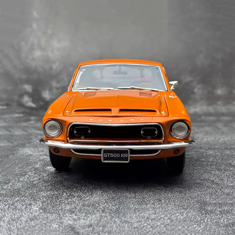 ACME 1:18 1968 Shelby GT500 KR Muscle Car Alloy Simulation Car Model Vintage Car Model Orange Premium Collectibles / Souvenirs / Gifts