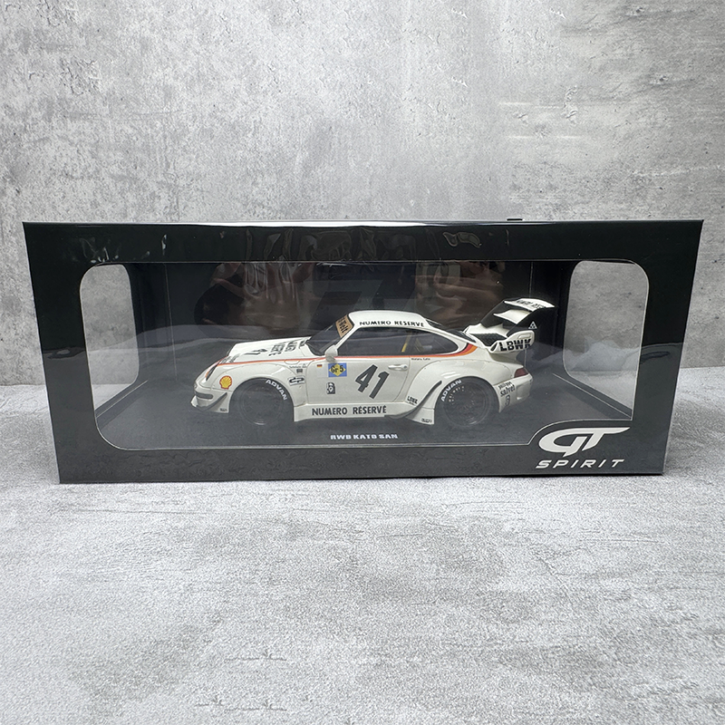 Porsche RWB BODY KIT sports car model white 1:18 resin car model GT451