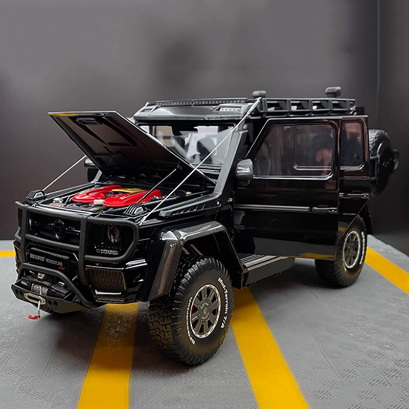 AlmostReal Benz Babos G500 4 * 4 550 Adventure Edition 1:18 Alloy Simulation Car Model（860303）