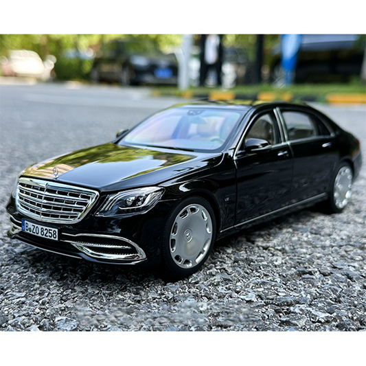 Mercedes Benz S650 Maybach S-Class Luxury Sedan 2019 Black 1:18 Alloy Model