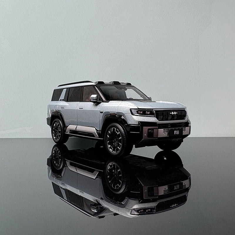 Original BYD Formula Leopard 8 car model BYD Leopard 8 SUV 1:18 off-road vehicle alloy car model collection