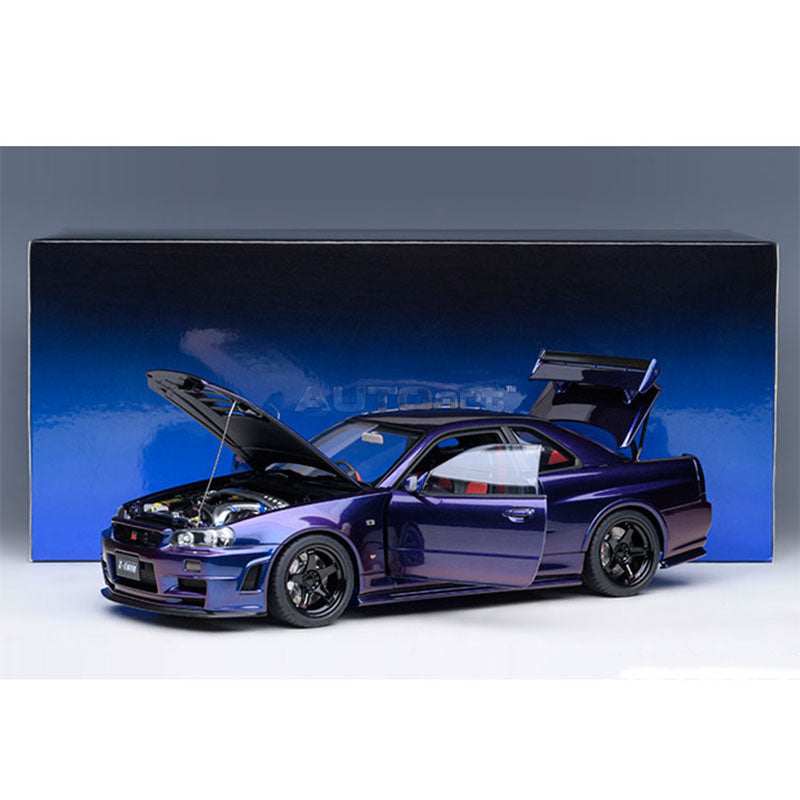 AUTOart 1:18 Nissan R34GT-R Z-TUNE Car Model Collection