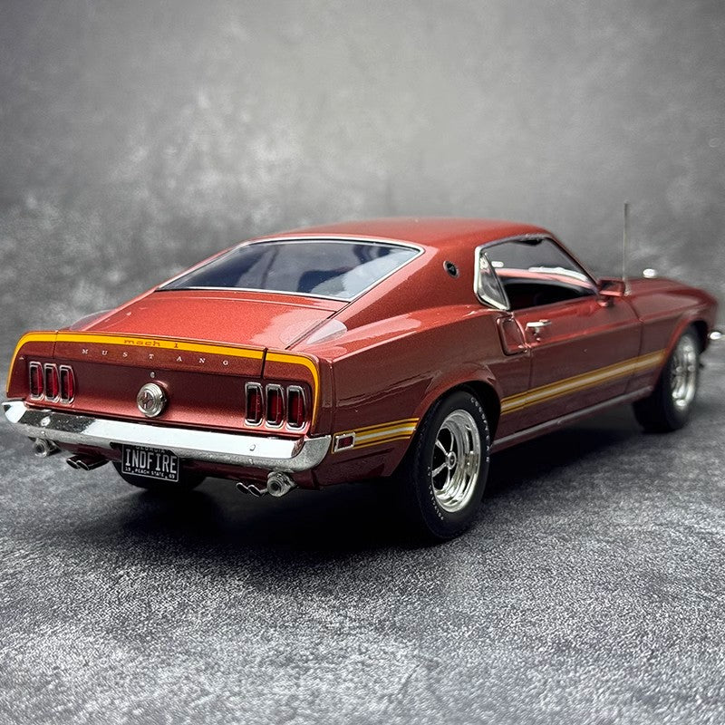 ACME 1:18 Ford Mustang 1969 Mach 1 428 Cobra Jet Alloy Simulation Car Model Premium Collectibles / Souvenirs / Gifts