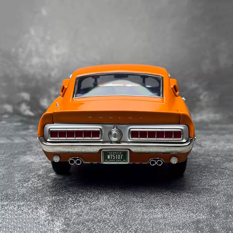 ACME 1:18 1968 Shelby GT500 KR Muscle Car Alloy Simulation Car Model Vintage Car Model Orange Premium Collectibles / Souvenirs / Gifts