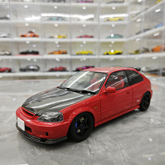 MH Civic TypeR EK9 Simulation Alloy Metal Car Model Collection 1 18