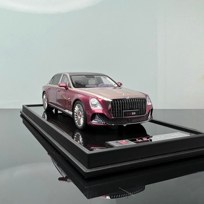 Hongqi Guoya Sedan 1/18 Resin Simulation Car Model Limited Edition Hardcover Edition