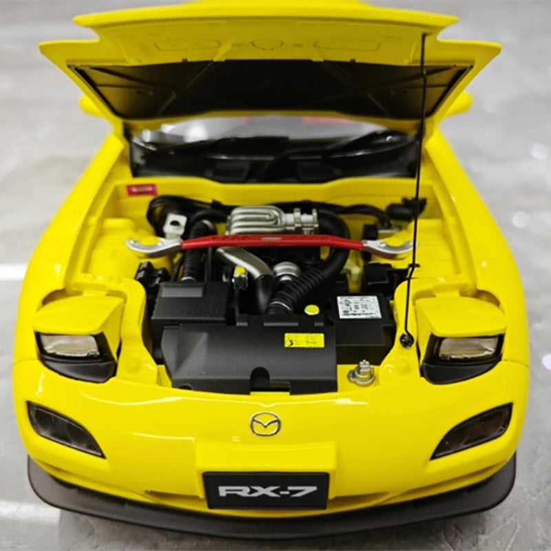 Polar Master Mazda RX7 Limited Edition Simulation Alloy Metal Car Model with Engine 1:18