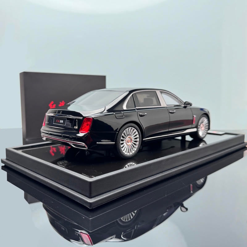 Hongqi Guoya Sedan 1/18 Resin Simulation Car Model Limited Edition Hardcover Edition