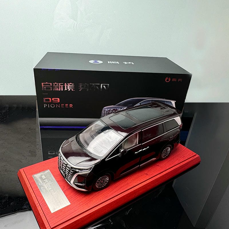 1/18 BYD Tengshi D9 car model New energy commercial vehicle MPV alloy simulation car model hardcover