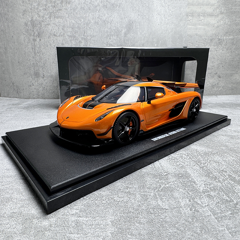 Koenigsegg JESKO supercar orange 1:18 resin car model GT898