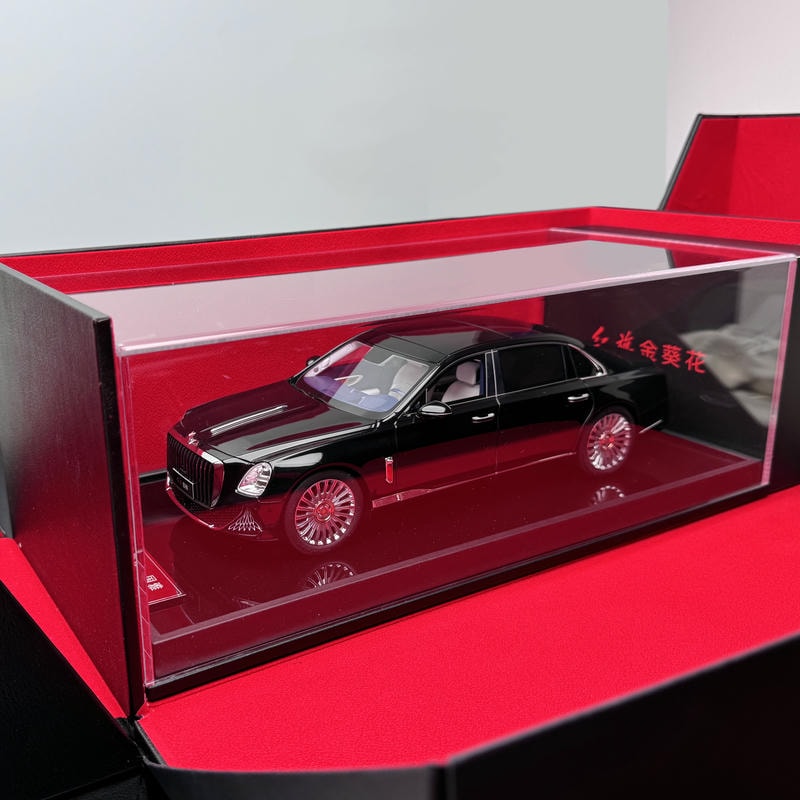 Hongqi Guoya Sedan 1/18 Resin Simulation Car Model Limited Edition Hardcover Edition