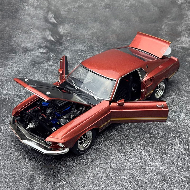 ACME 1:18 Ford Mustang 1969 Mach 1 428 Cobra Jet Alloy Simulation Car Model Premium Collectibles / Souvenirs / Gifts