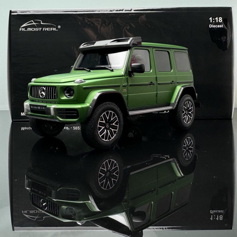 AR Almost real 1/18 Mercedes-Benz G63 4*4 off-road vehicle simulation alloy car models