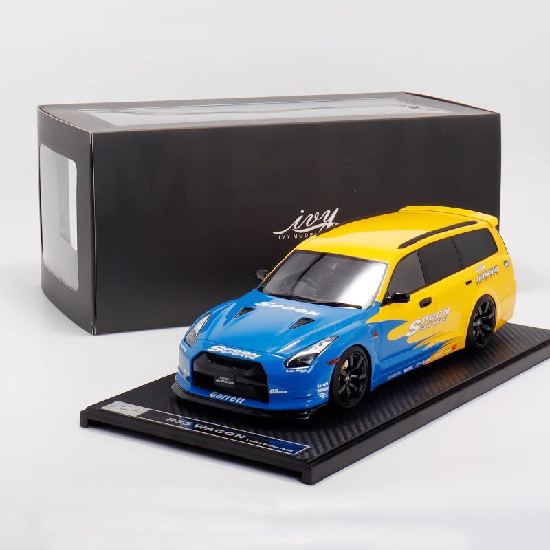 Limited IVY 1/18 Nissan GTR STAGEA R35 wagon resin simulation car model collection